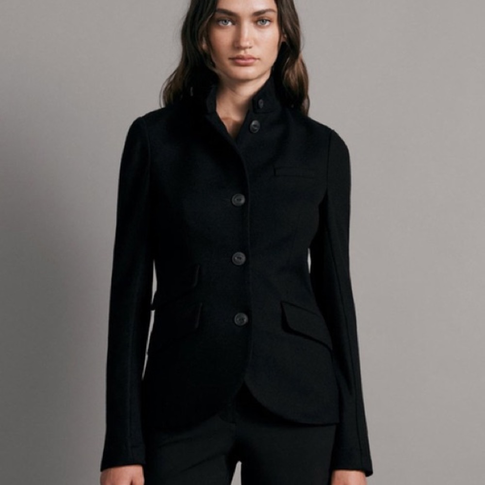 NAVY Rag & Bone Wool “Slade” Blazer
